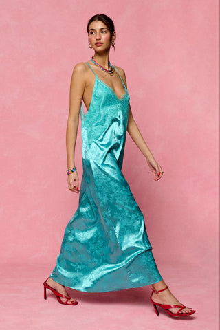 karavan clothing fashion krvn spring summer 26 nai collection colette dress aqua