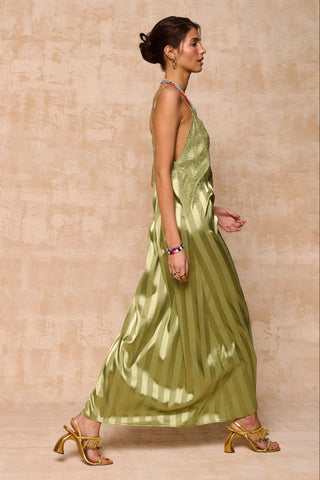 karavan clothing fashion krvn spring summer 26 nai collection colette dress green