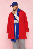 karavan men fall winter 26' collection cesar coat red