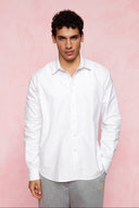 karavan men fall winter 26' collection oscar shirt white