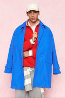karavan men fall winter 26' collection cesar coat blue