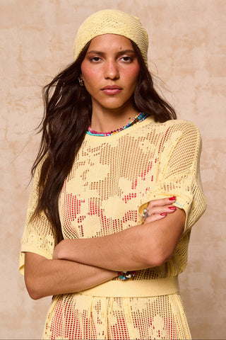 karavan clothing fashion spring summer 26 nai collection constance knitted dress yellow