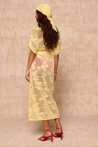 karavan clothing fashion spring summer 26 nai collection constance knitted dress yellow