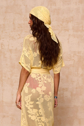 karavan clothing fashion spring summer 26 nai collection ava knitted scarf yellow