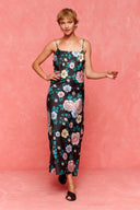 karavan fall winter 26' collection corazon nightdress floral black