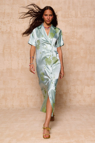 karavan clothing fashion krvn spring summer 26 nai collection courtney dress mint lime
