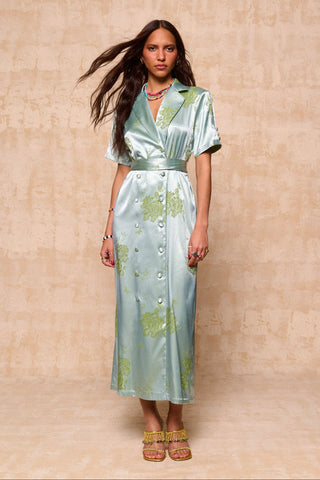 karavan clothing fashion krvn spring summer 26 nai collection courtney dress mint lime