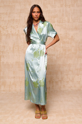 karavan clothing fashion krvn spring summer 26 nai collection courtney dress mint lime
