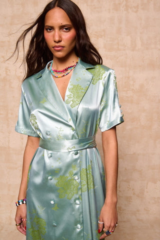 karavan clothing fashion krvn spring summer 26 nai collection courtney dress mint lime