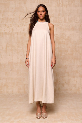 karavan clothing fashion krvn spring summer 26 nai collection cyrus dress beige