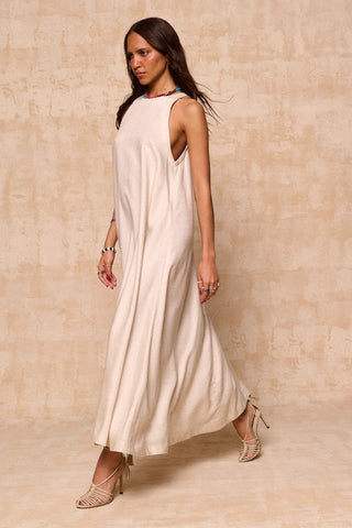 karavan clothing fashion krvn spring summer 26 nai collection cyrus dress beige