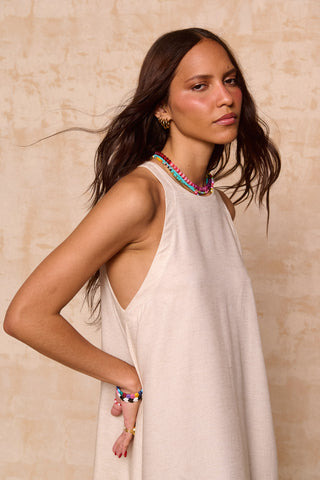 karavan clothing fashion krvn spring summer 26 nai collection cyrus dress beige