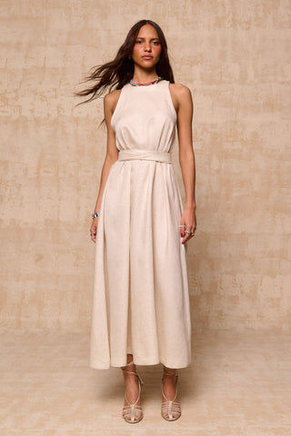 karavan clothing fashion krvn spring summer 26 nai collection cyrus dress beige