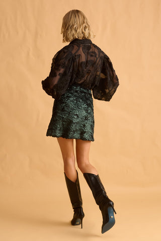 karavan clothing fashion fall winter 25 krvn homecoming collection cansu shirt black