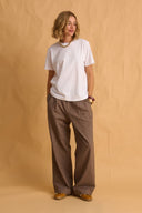 karavan clothing fashion fall winter 25 homecoming krvn collection helia tee white grey