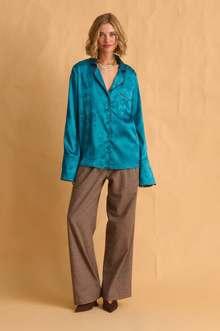 karavan clothing fashion fall winter 25 krvn homecoming collection lorde shirt petrol