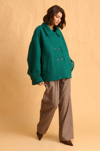 karavan clothing fashion fall winter 25 homecoming krvn collection gizem coat green