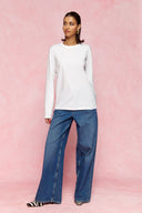 karavan fall winter 26' collection eda longsleeve tee black white