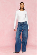 karavan fall winter 26' collection eda longsleeve tee white