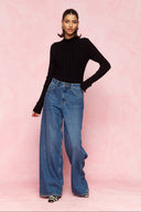 karavan fall winter 26' collection gabby knitted top black