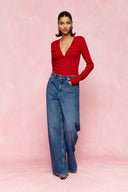 karavan fall winter 26' collection leanna top red