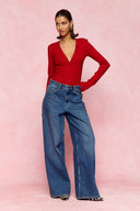 karavan fall winter 26' collection delilah jeans denim blue