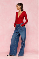 karavan fall winter 26' collection leanna top red