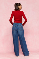 karavan fall winter 26' collection leanna top red