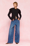 karavan fall winter 26' collection delilah jeans denim blue