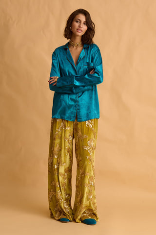 karavan clothing fashion fall winter 25 krvn homecoming collection demi trousers lime