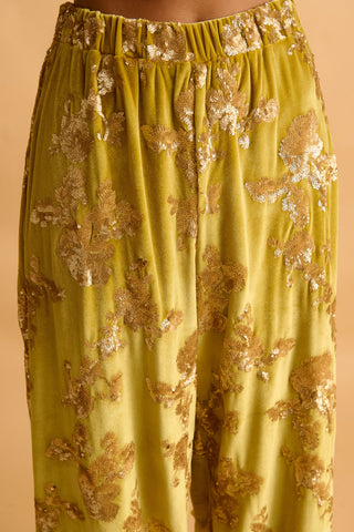 karavan clothing fashion fall winter 25 krvn homecoming collection demi trousers lime