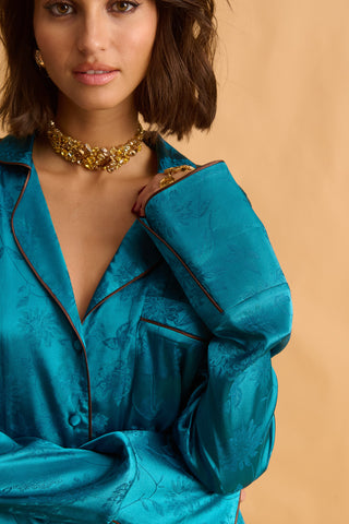 karavan clothing fashion fall winter 25 krvn homecoming collection lorde shirt petrol