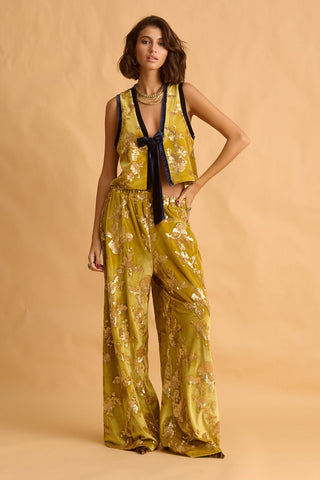 karavan clothing fashion fall winter 25 krvn homecoming collection demi trousers lime