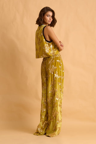 karavan clothing fashion fall winter 25 krvn homecoming collection sabrina vest lime