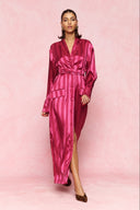 karavan fall winter 26' collection demylia dress magenta