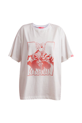 karavan clothing fashion spring summer 24 collection dino tee white