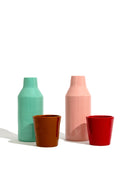 Ceramic Carafe & Cup (Turquoise)