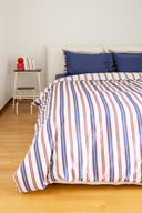 karavan clothing planet homeware collection fall winter 24 25 duvet cover ivory blue stripes