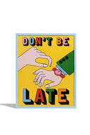 karavan clothing planet homeware collection fall winter 24 25 art print don't be late