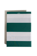karavan clothing planet homeware collection spring summer 25 fitted sheet green stripes