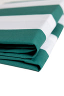 karavan clothing planet homeware collection spring summer 25 fitted sheet green stripes
