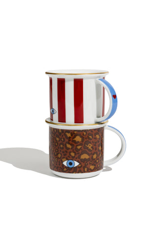 Porcelain Espresso Mug (Leopard)