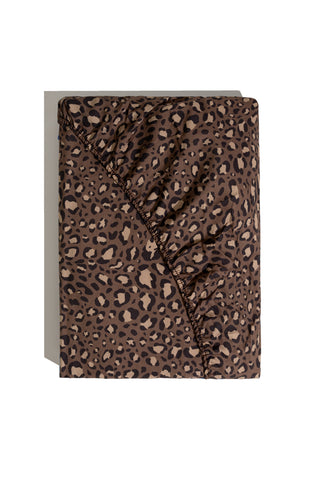 karavan clothing planet homeware collection fall winter 25 26 fitted sheet leopard