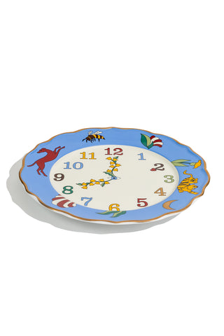 Porcelain Dinner Plate (Clock)