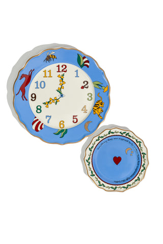 Porcelain Dinner Plate (Clock)