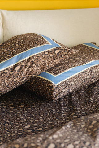 karavan clothing planet homeware collection fall winter 25 26 pillow case set leopard
