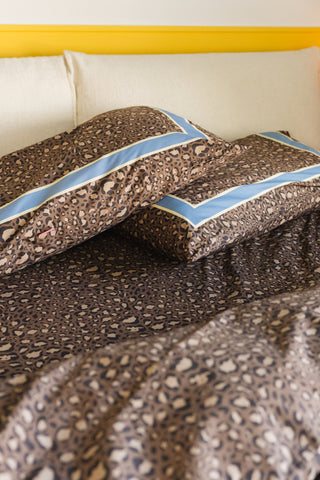 karavan clothing planet homeware collection fall winter 25 26 fitted sheet leopard