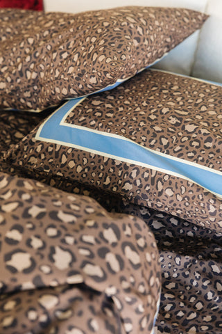 karavan clothing planet homeware collection fall winter 25 26 pillow case set leopard