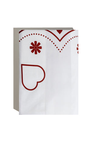 karavan clothing planet homeware collection fall winter 25 26 duvet cover hearts burgundy stripes