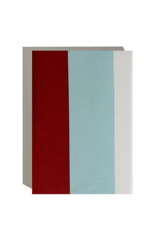 karavan clothing planet homeware collection fall winter 25 26 duvet cover burgundy ivory mint stripes